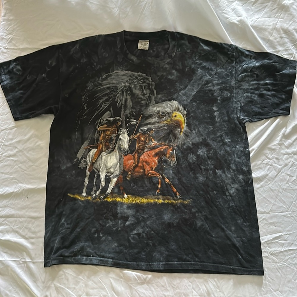 Vintage desert wash tie dye graphic shirt size X-Large